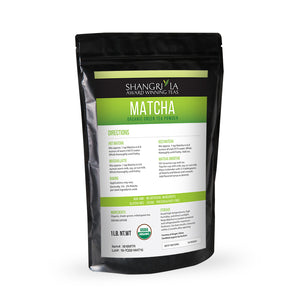 Organic (Culinary Grade) Matcha Green  Tea Powder 1 lb Bag